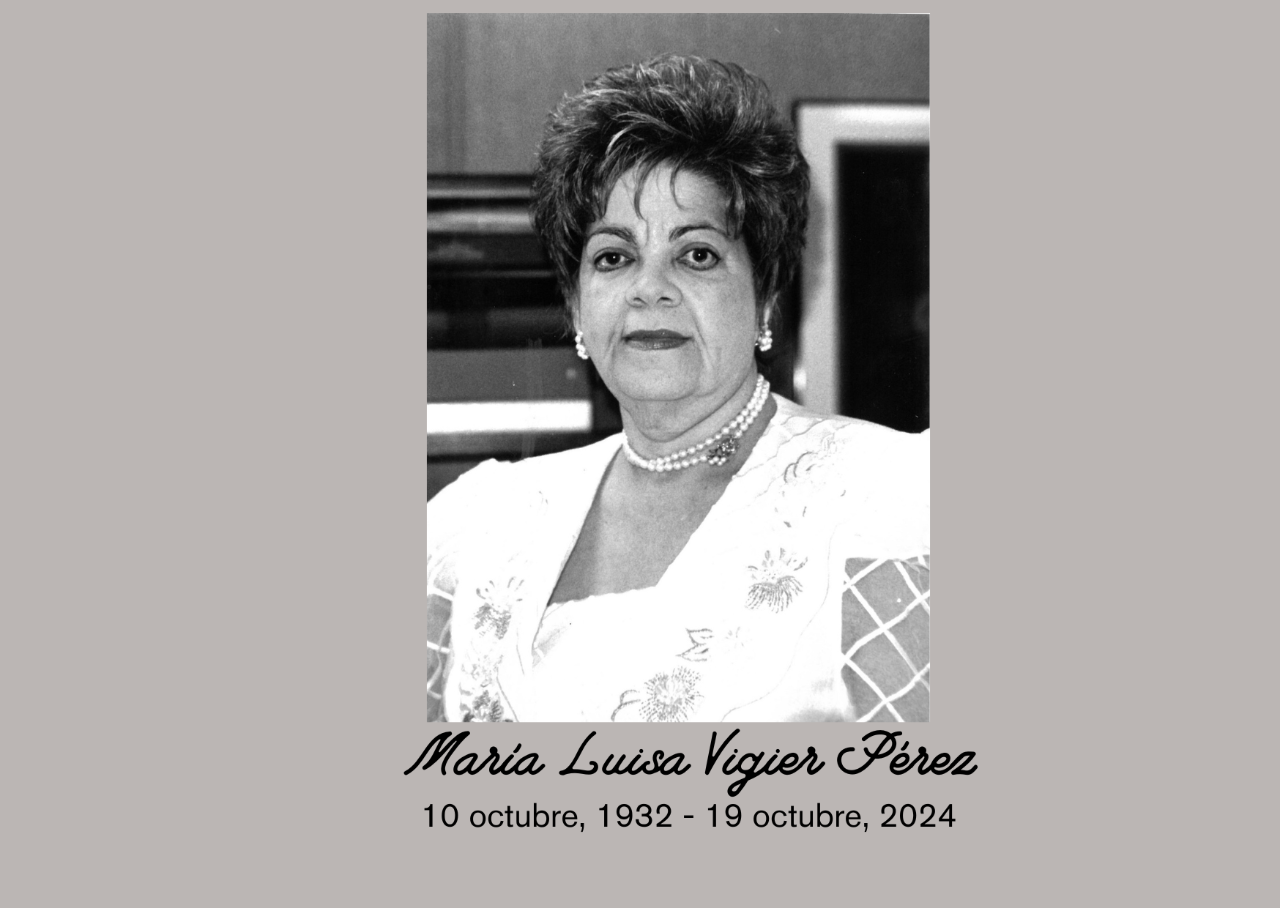 María Luisa Vigier Pérez apoyó a la Cruz Roja Americana de diferentes maneras a través de los diferentes programas y servicios.