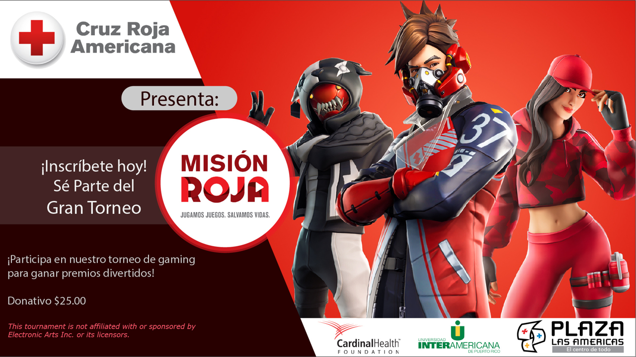 Cruz Roja Americana lanza torneo de videojuego Misión Roja para recaudar fondos por las familias que sufren desastres | Cruz Roja Americana | Noticias Cruz Roja Americana lanza torneo de videojuego Misión Roja para recaudar fondos por las familias que sufren desastres | Cruz Roja Americana | Noticias