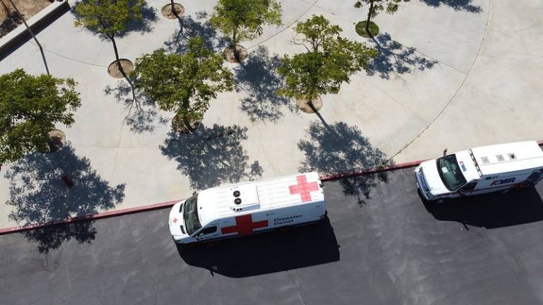 Red Cross Emergency Response Vehicle