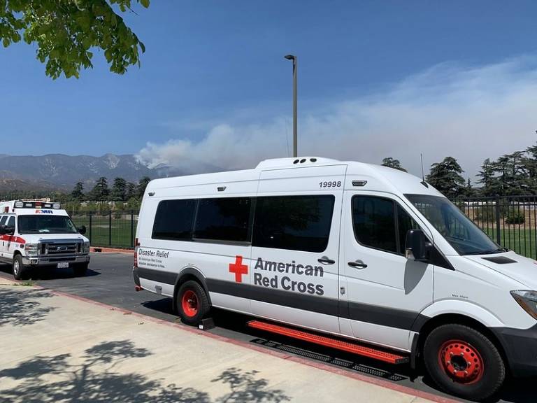 Red Cross Emergency Response Vehicle