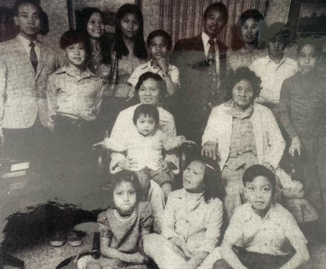 Brothers Mau Nguyen and Sam Nguyen with their families
