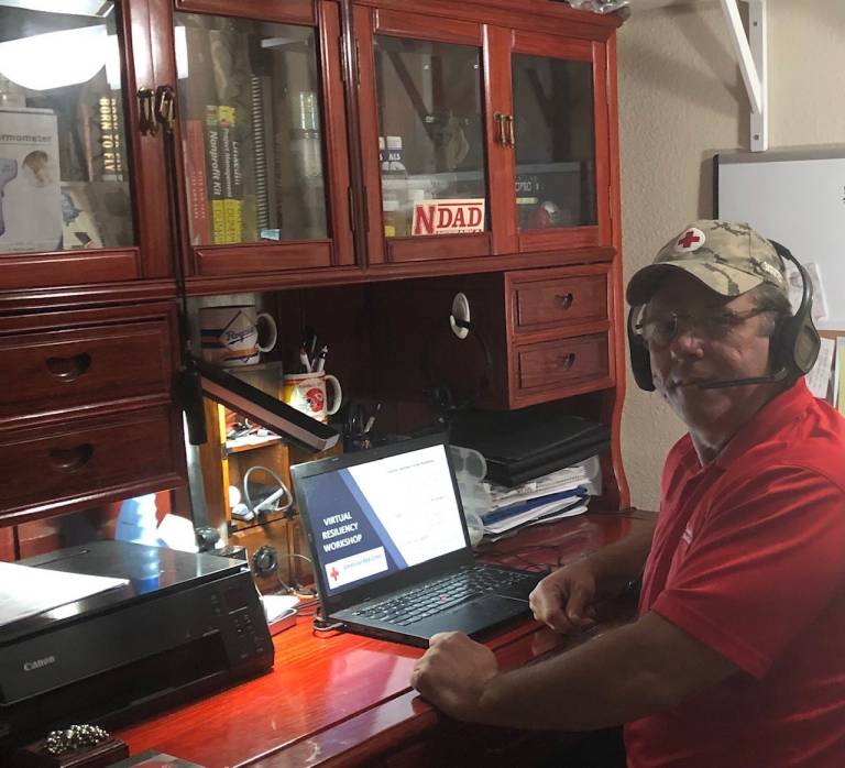 Red Cross staff participate in Compassion Calls