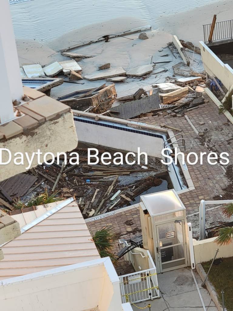 Disaster assessment in Daytona Beach, Florida 