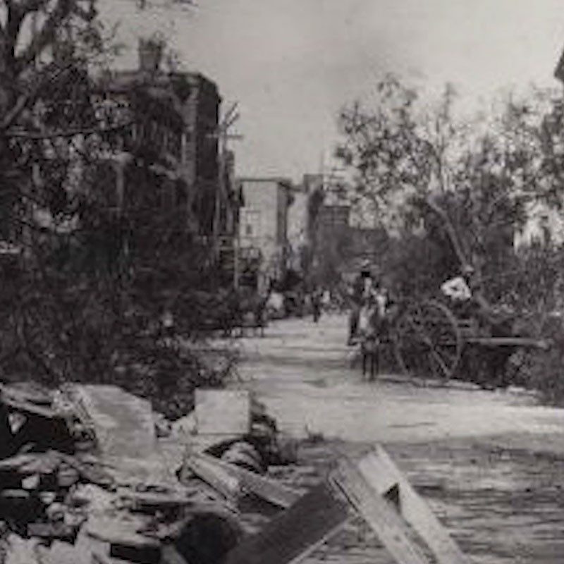 1893 pic of hurricane destruction