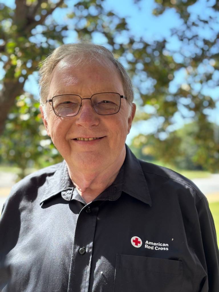 Red Cross volunteer, Bill Griffith