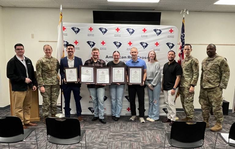 Lifesaving Award recipients