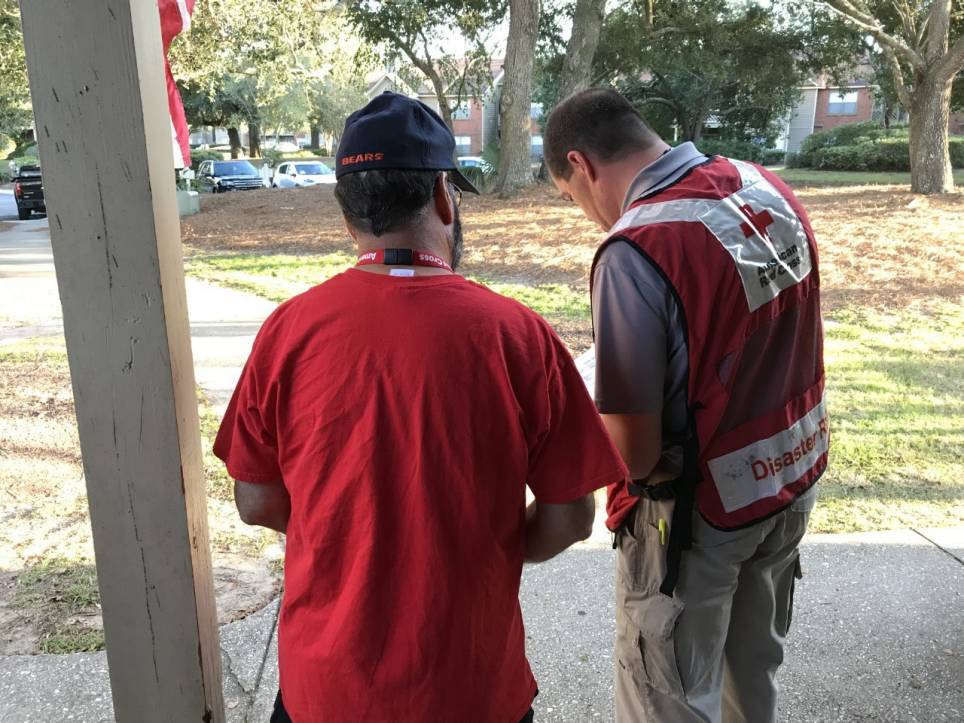 Red Cross helping after Mt Pleasant Fire