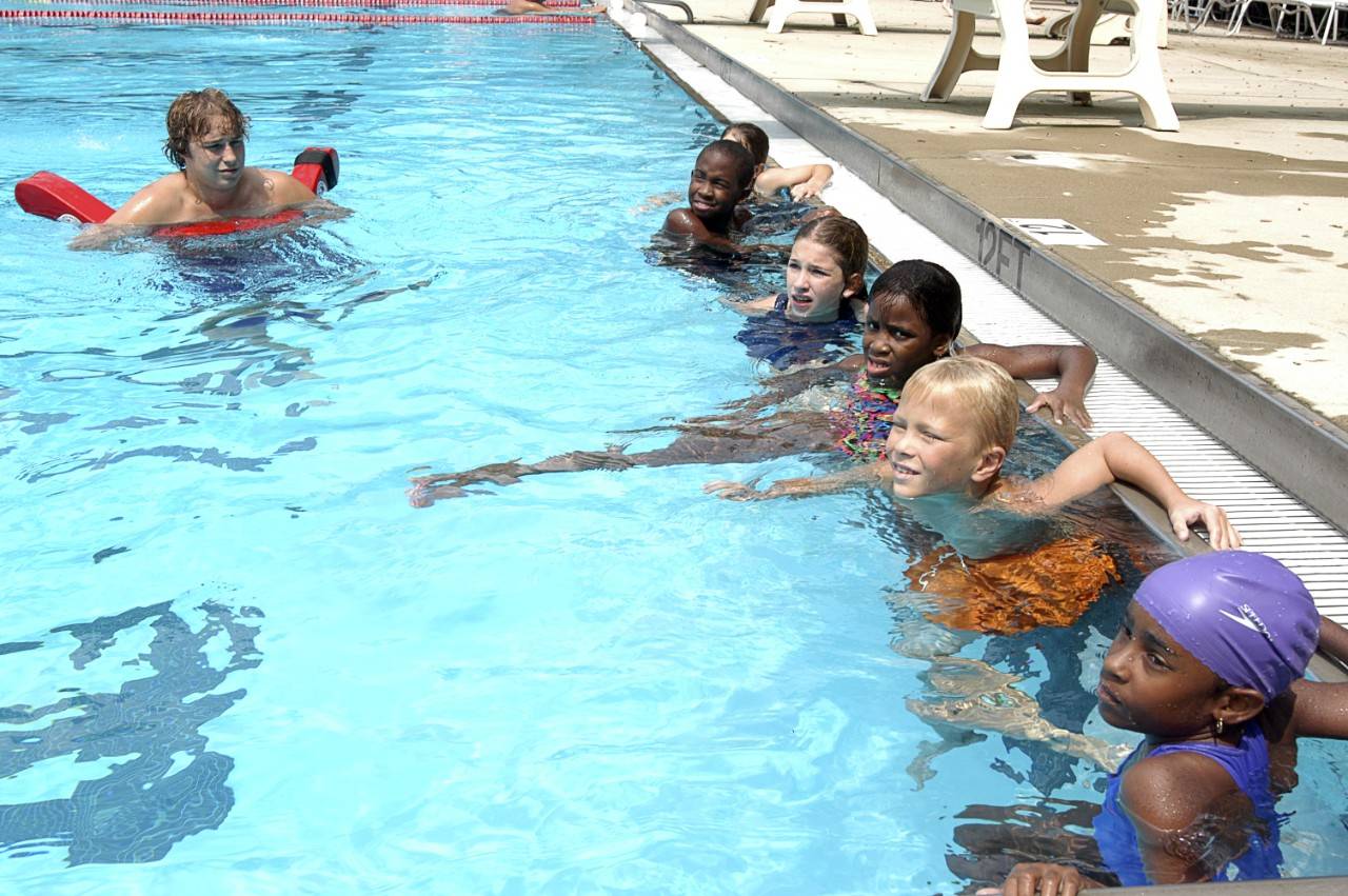 Date: August 13, 2003    Event: Swimming and Water Safety    Location: Tuckahoe Pool, McLean, VA     Photographer: Daniel Cima    Release info: release