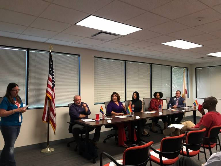 Michael Riordan participating in Red Cross Diversity & Inclusion Education Series Pride Month Panel 
