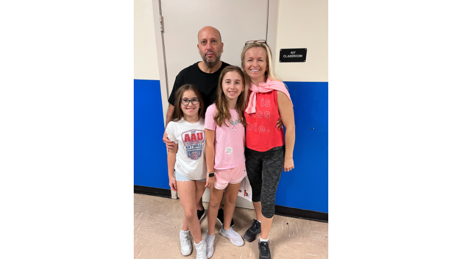 Adam, Anna, Abigail and Angelie Shaffer.