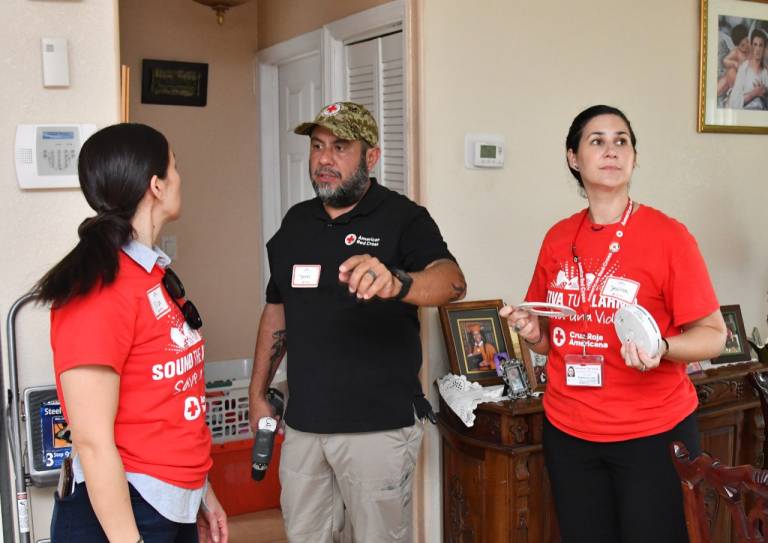 James explains where to install smoke alarm.