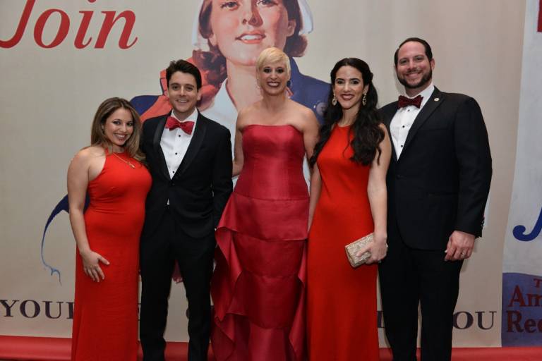 Red Cross Ball Co-Chairs with guests