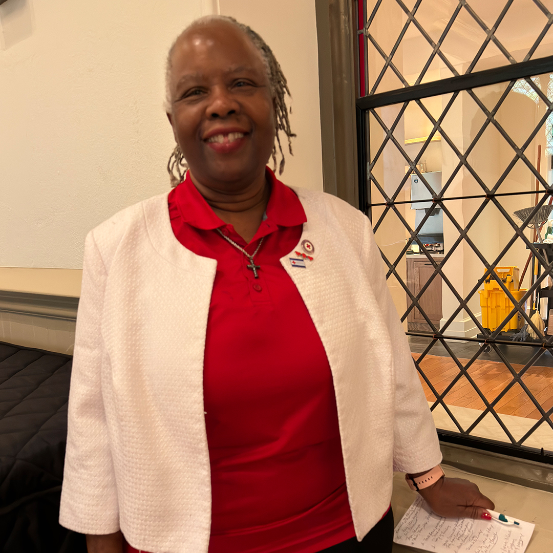 Photo of American Red Cross volunteer Charline Scott.