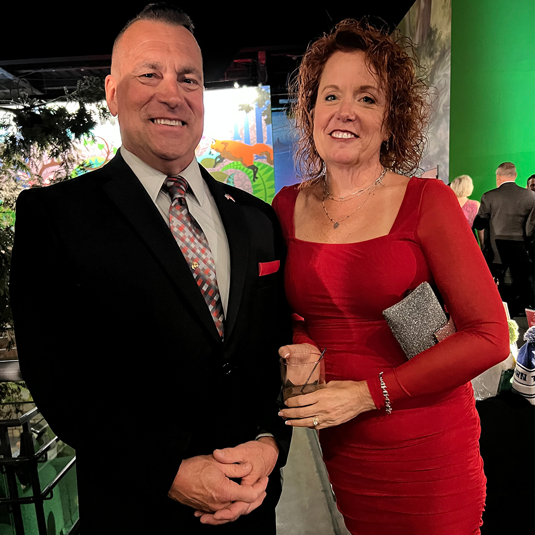 Photo of John Finkbiner and his wife Kimberly