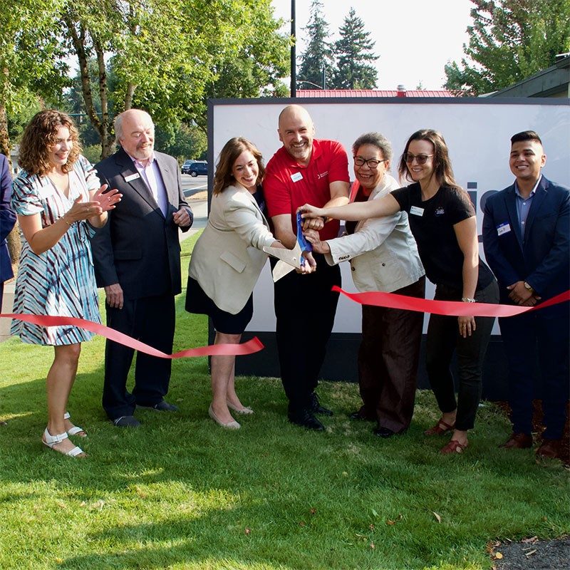 Ribbon cutting ceremony