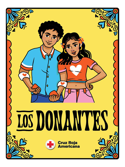 los donantes event graphic.