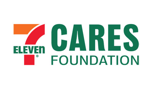 7-Eleven Cares Foundation logo.