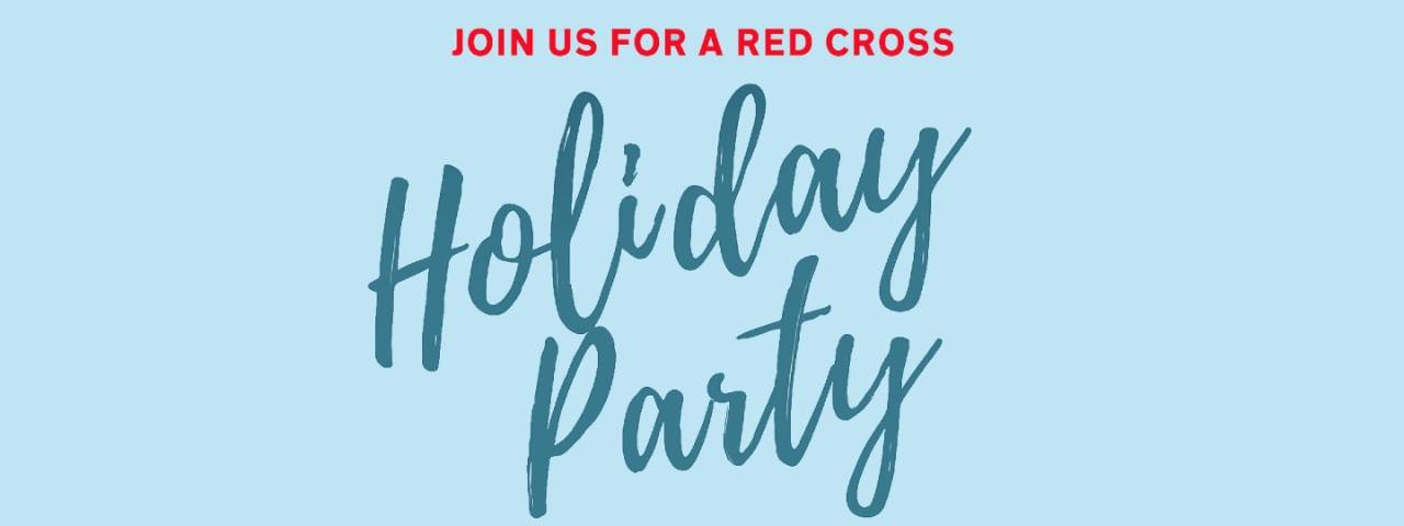 Holiday party graphic