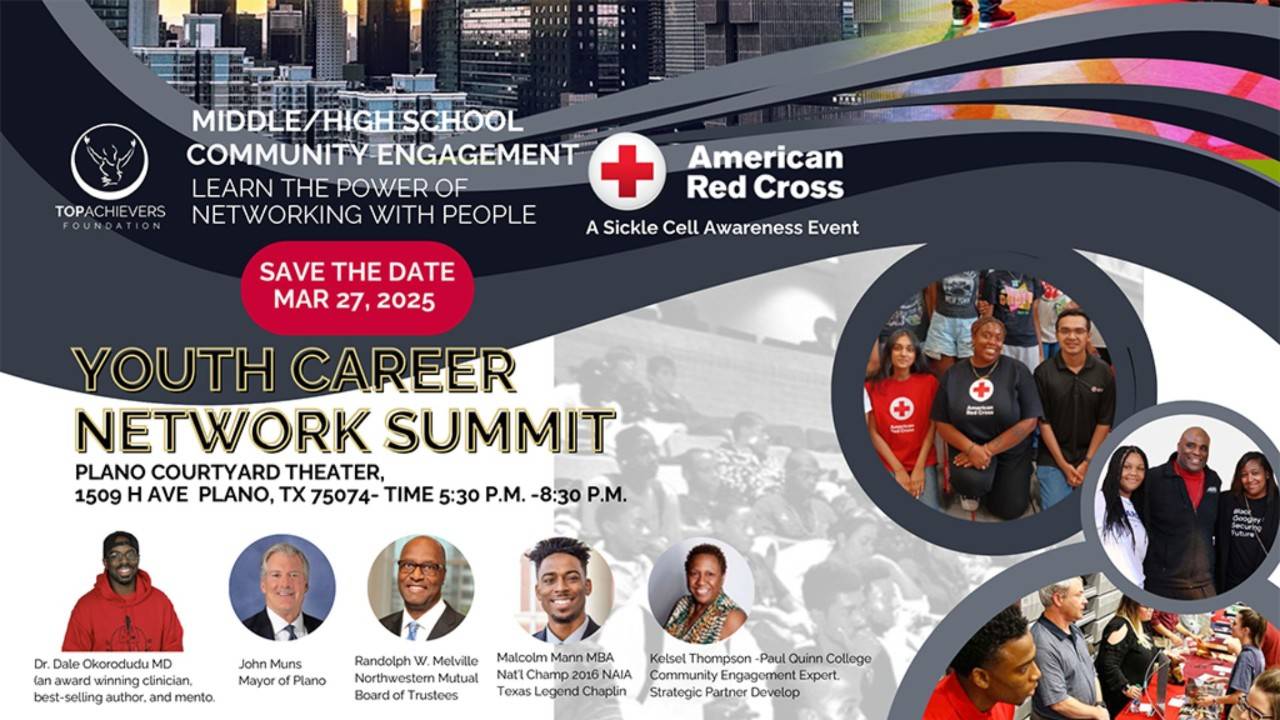 outh networking event flyer