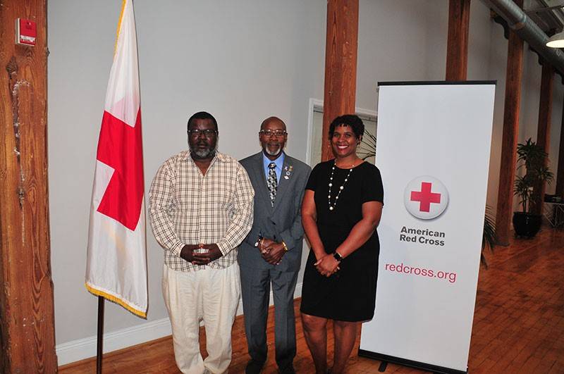 2023 Community hero group shot with Red Cross employees