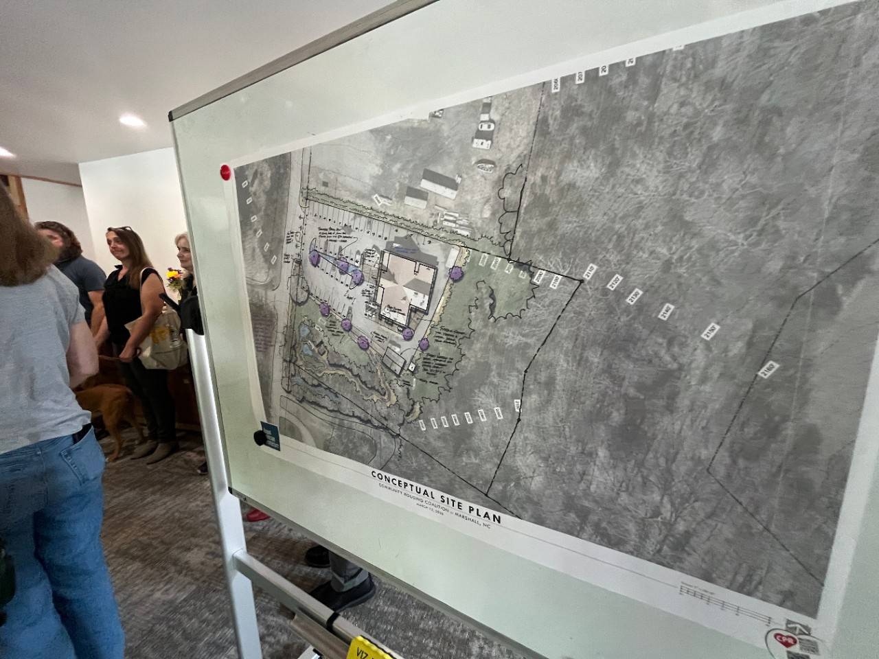 Map of building plans