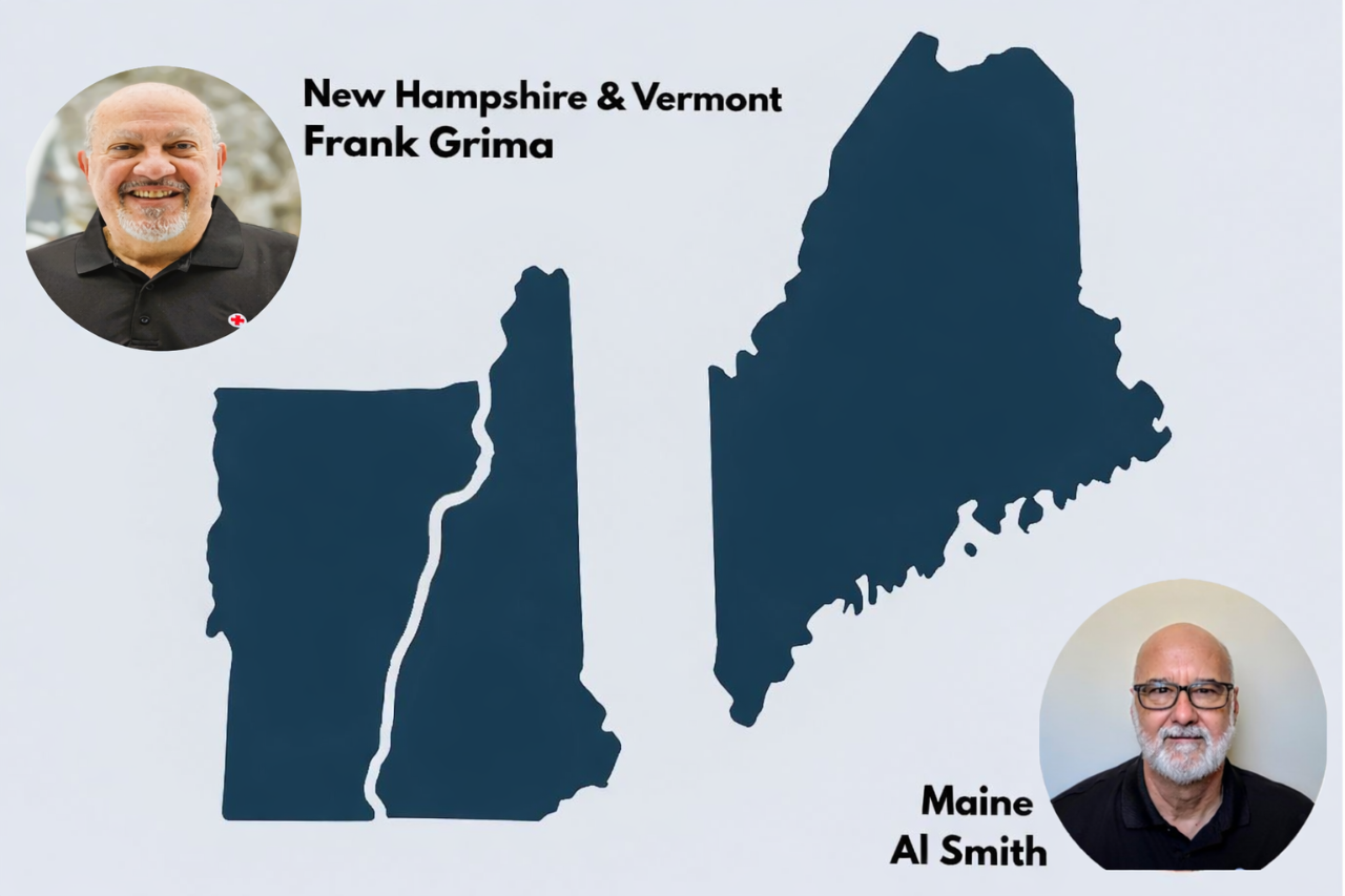 map of the northern new england region.