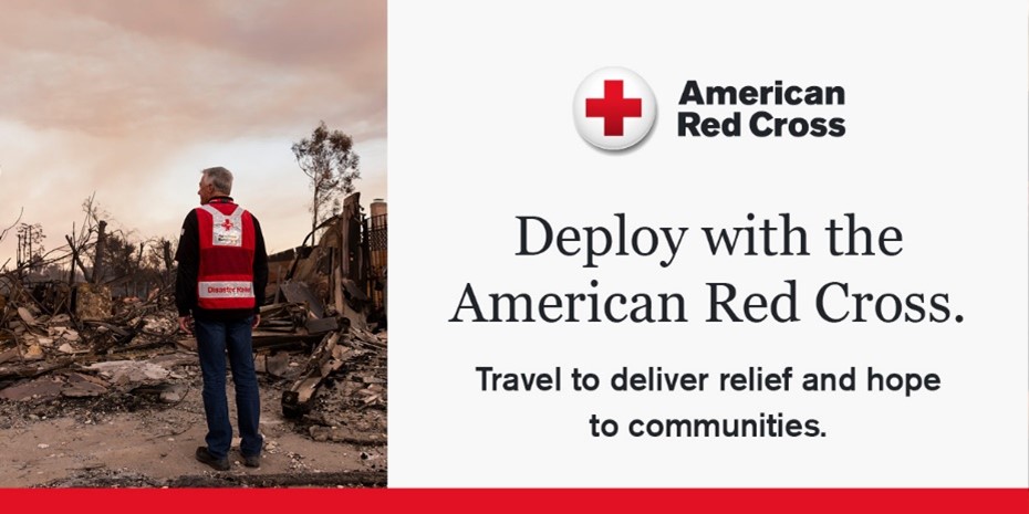 Deploy with the American Red Cross banner graphic.