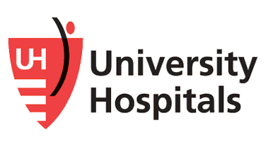University Hospitals logo.