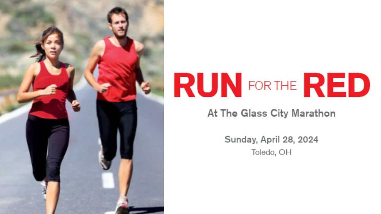 run for red event graphic