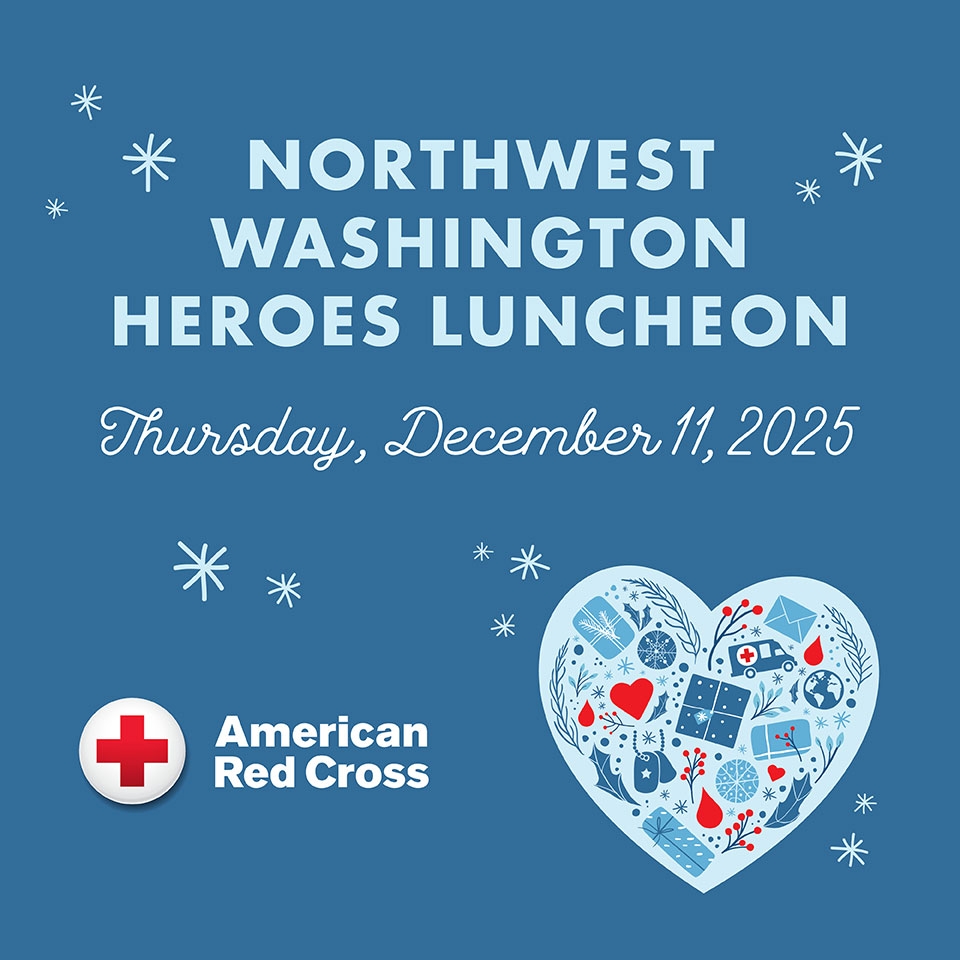 Northwest Washington Heroes Luncheon banner.