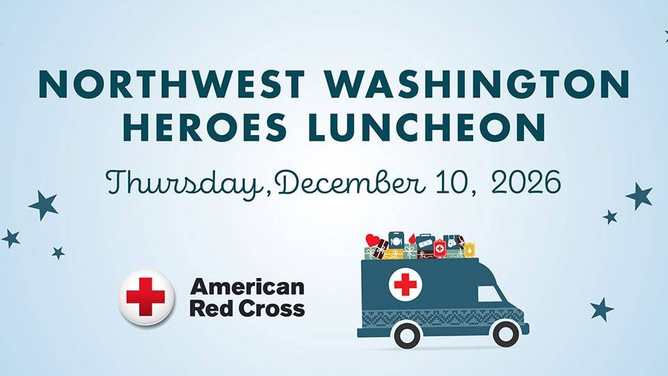 Northwest Washington Heroes Luncheon banner.