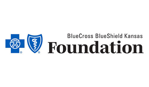 Blue Cross and Blue Shield Kansas Foundation logos.