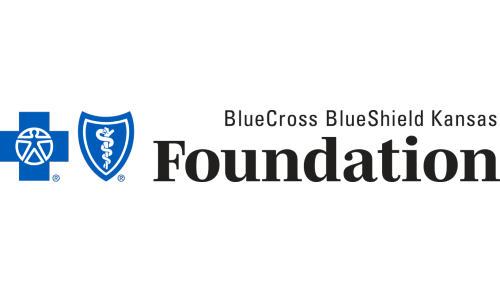 Blue Cross and Blue Shield Kansas Foundation logos.
