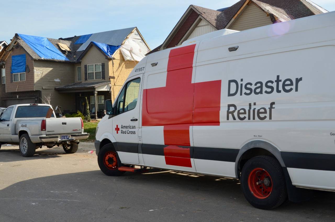 Red Cross Disaster Relief van