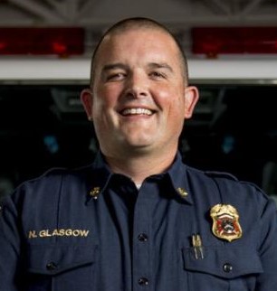 headshot of fire chief Nicholas Glasgow