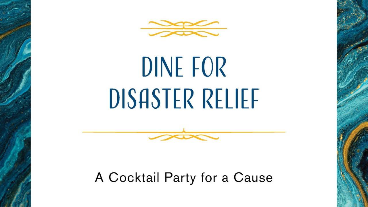 dine for disaster relief graphic