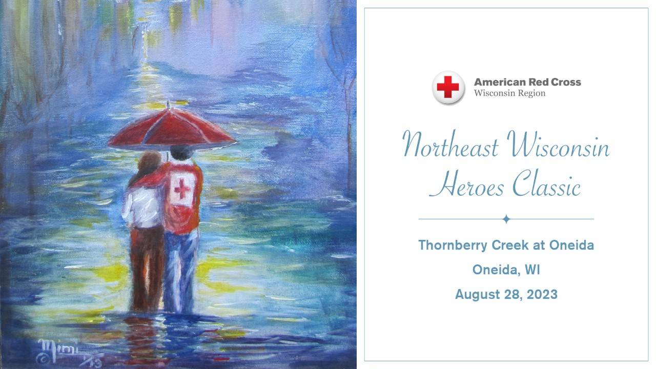 Northwest Wisconsin Heroes Classic banner with Red Cross logo