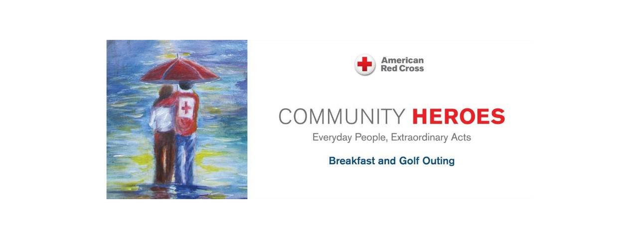 Wisconsin Red Cross Community Heroes Breakfast and Golf Event Banner