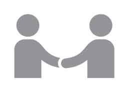 shaking hands icon