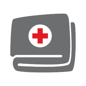 Red Cross blanket icon