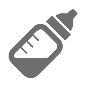 Baby bottle icon