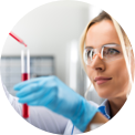 female researcher