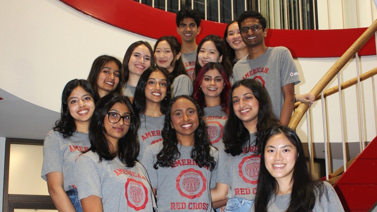 National Council Youth Members together at the American Red Cross main headquarters.