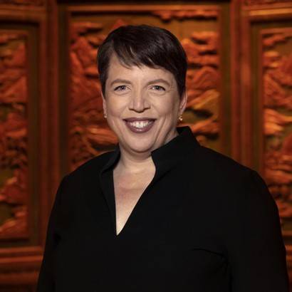 Director Amy Lewis Hofland leads the Crow Museum of Asian Art.