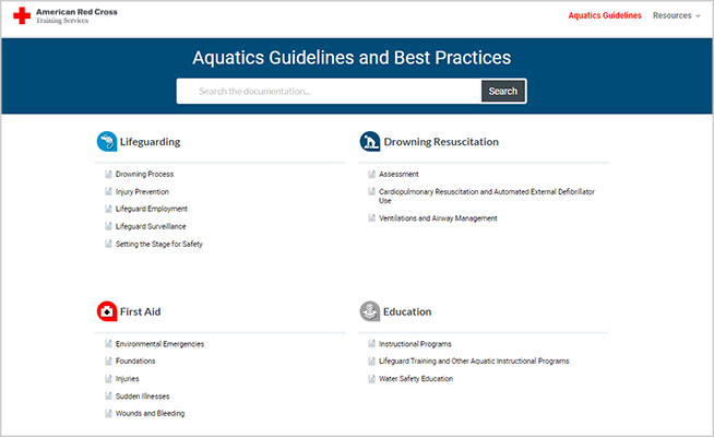 Aquatics Best Practices and Guidelines