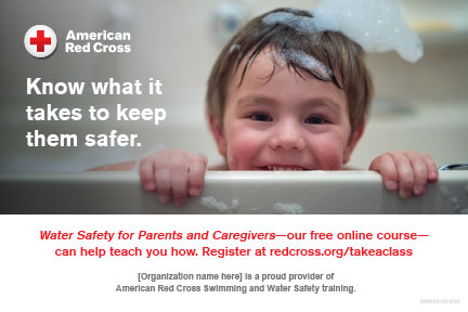 Water Safety for Parents and Caregivers free online course (editable for  organization name) PDF thumbnail