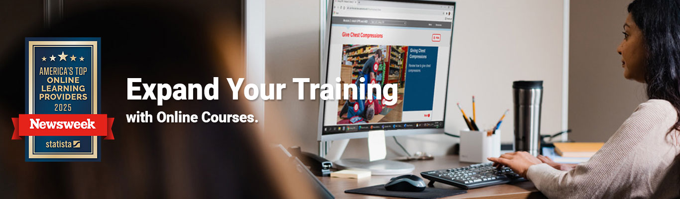 Expand your training with online courses from Red Cross a top online learning provider.