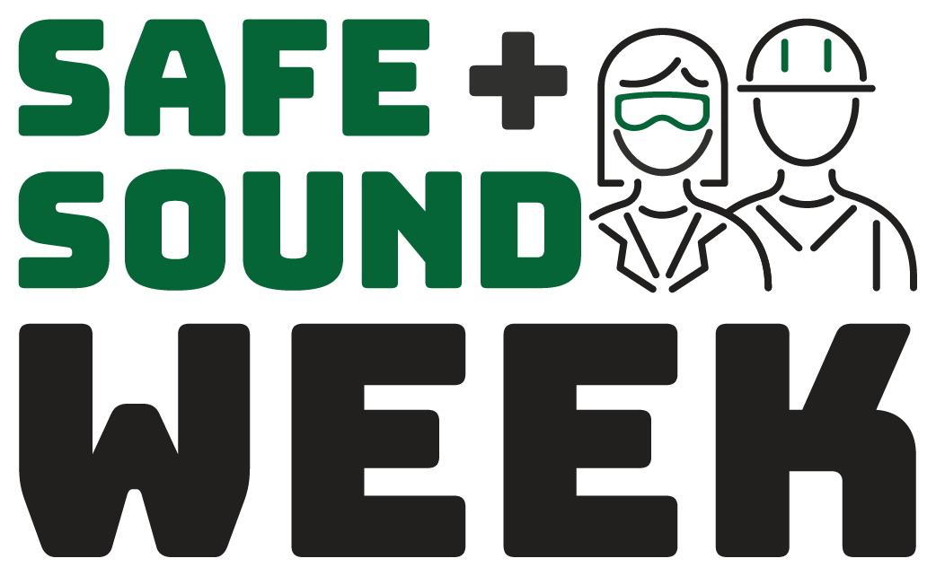 OSHA - Safe + Sound Week logo