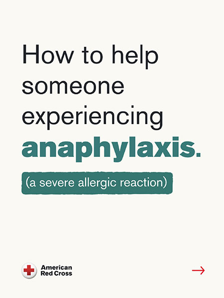 How to help someone experiencing anaphylaxis. (a severe allergic reaction)