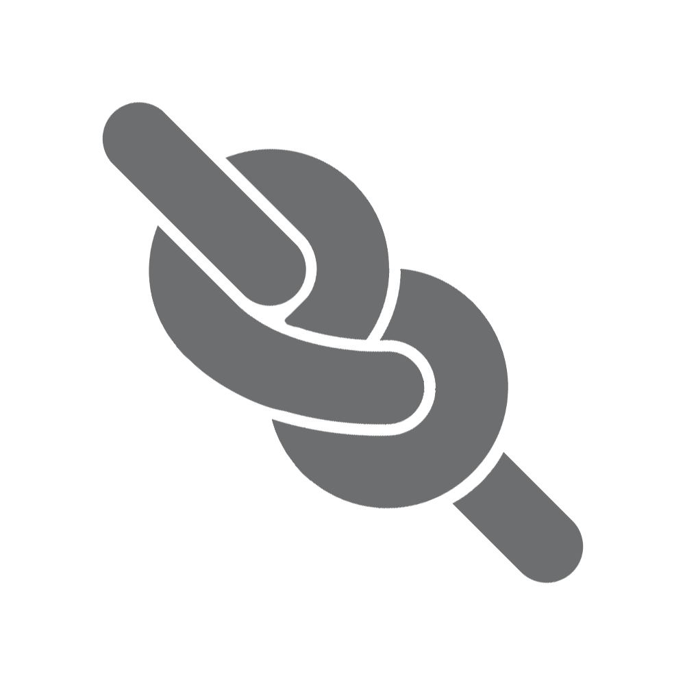 Knot tying icon